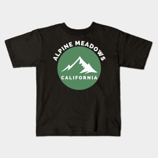 Alpine Meadows Ski Snowboard Mountain California Yosemite - Travel Kids T-Shirt